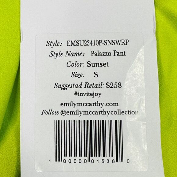 Emily McCarthy Palazzo Pants - Sunset - Size Small - Picture 8 of 8